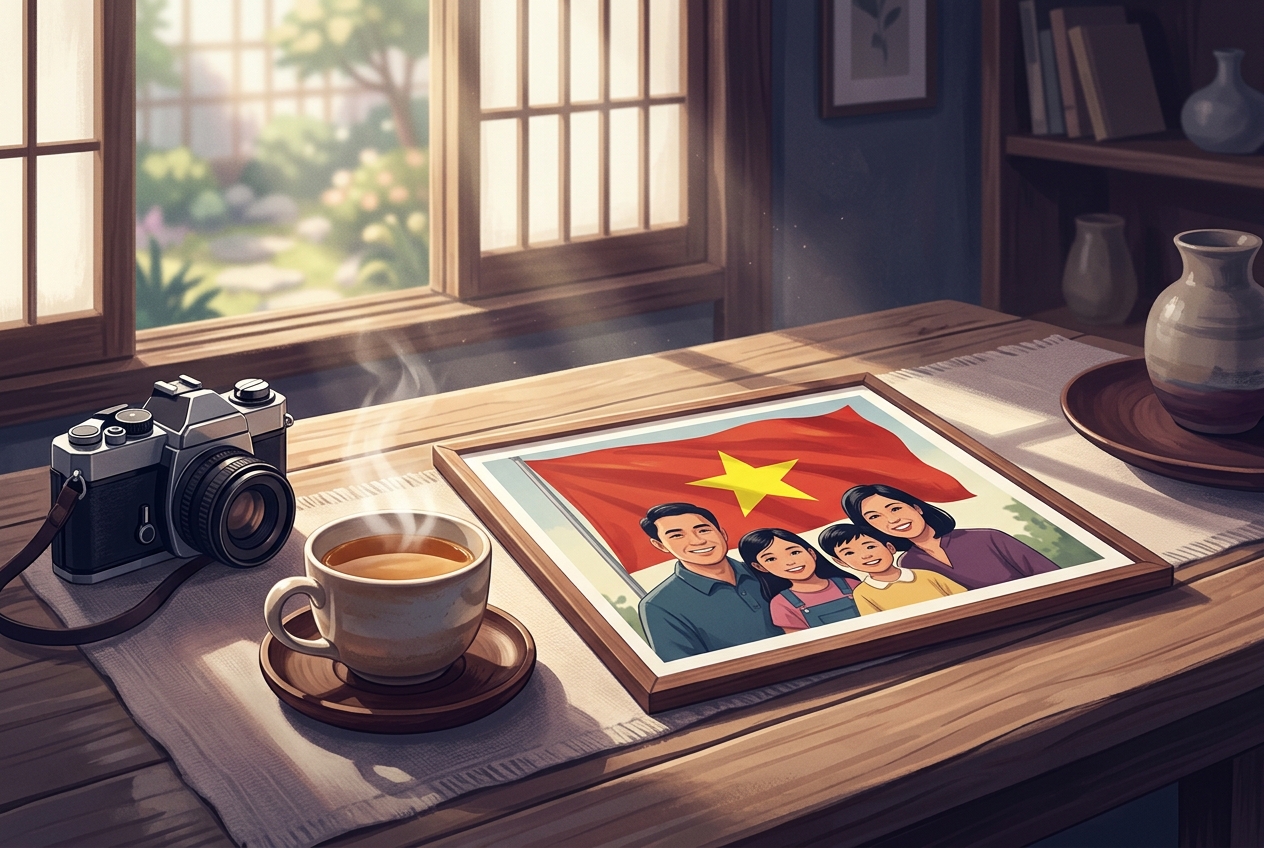 Nghệ thuật lưu giữ kỷ niệm ngày Quốc khánh: Từ bức ảnh chụp đến câu chuyện kể